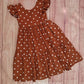 Wrap Back Tiered Dress hemmed 5-6yrss (ready to ship)