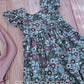 Wrap Back Tiered Dress rolled hem 4-5yrs (ready to ship)