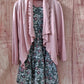 Wrap Back Tiered Dress rolled hem 4-5yrs (ready to ship)