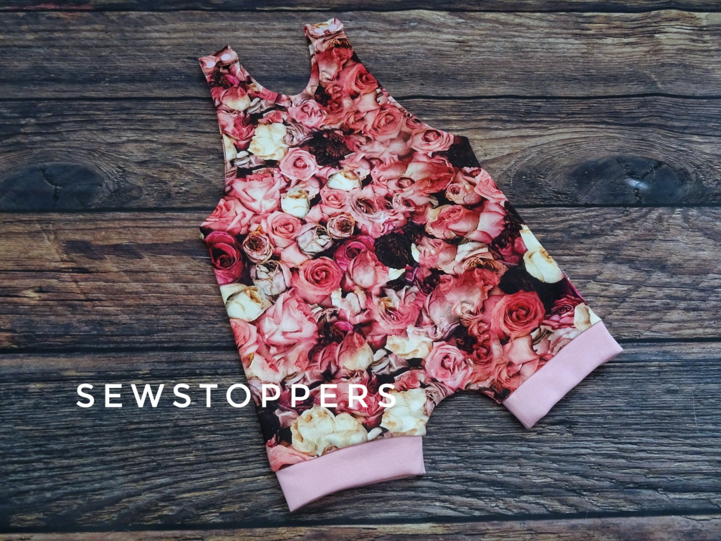 shorty Leg Romper (popper top)