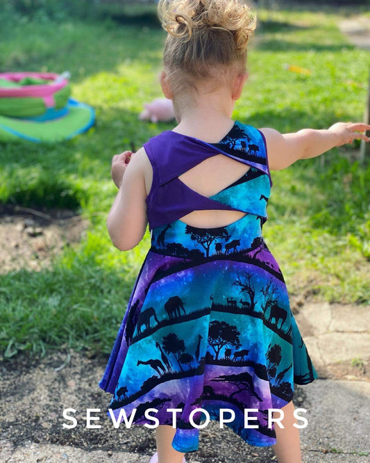 Twist Back & Twirl Dress