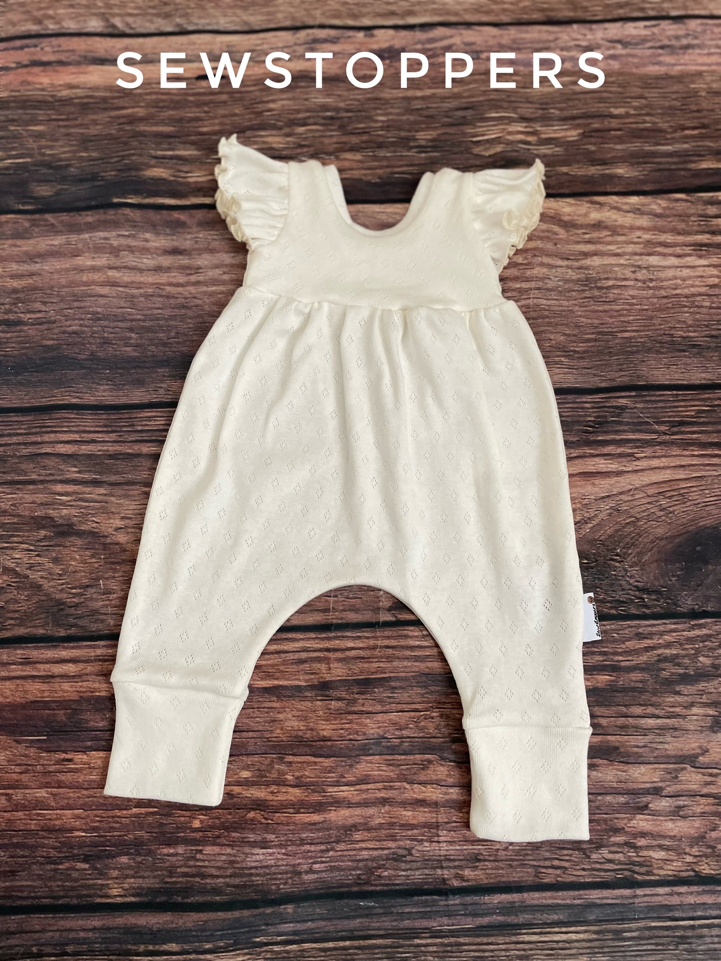 Wrap back Romper 0-3m( ready to go)