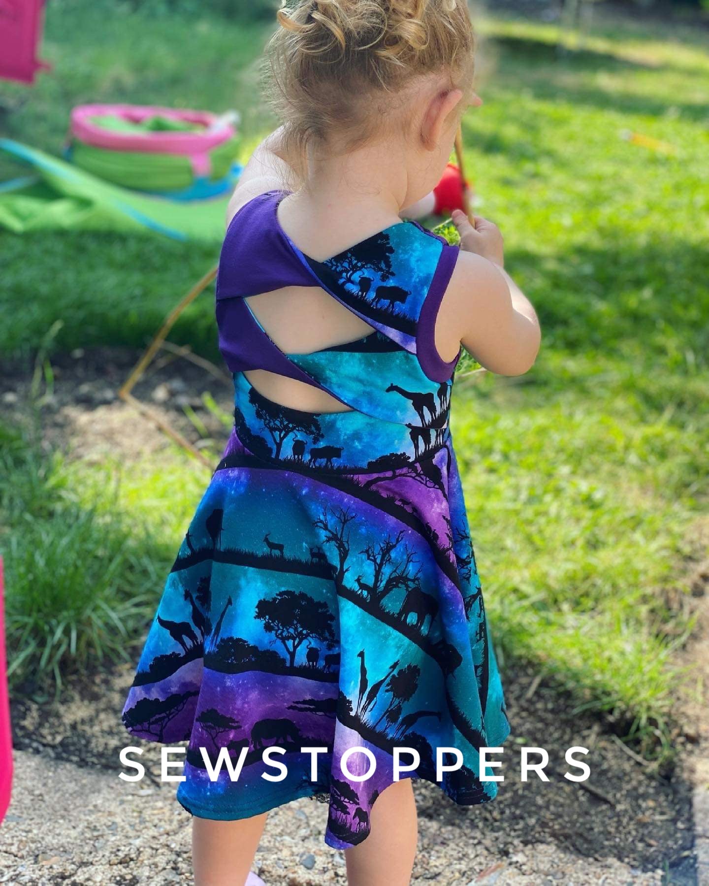 Twist Back & Twirl Dress