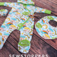 Wrap romper plus free mitts 3-6m (ready to ship)