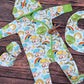 Wrap romper plus free mitts 3-6m (ready to ship)